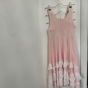 Pink and white beach dresses casual beach dresses size 7